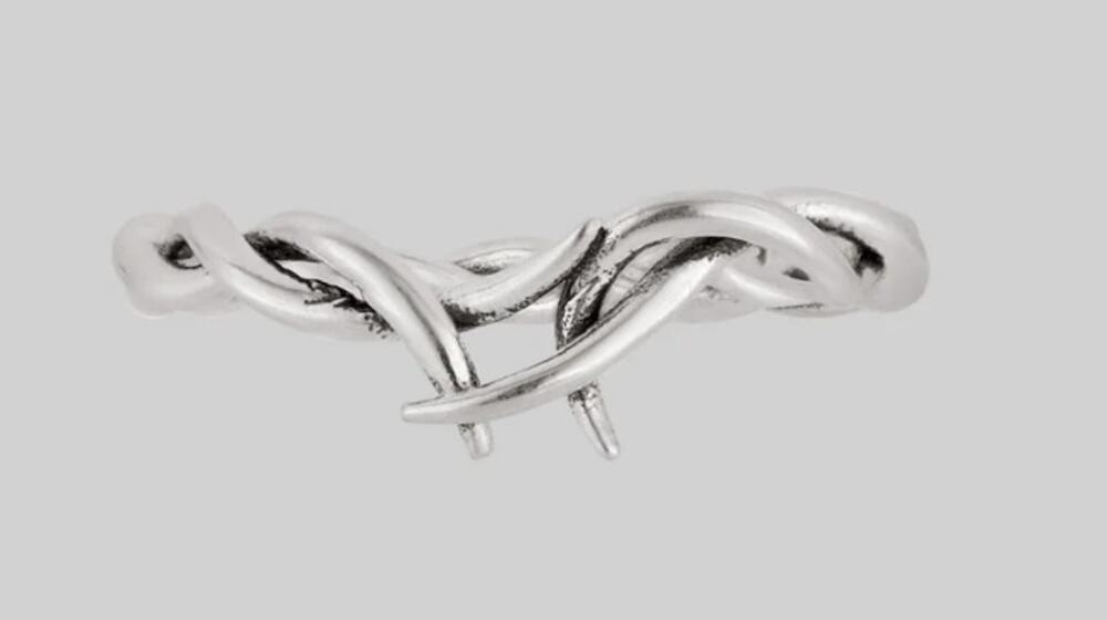 NWT REGALROSE ABANDON Intertwined Roots Sterling Silver Ring Size 9